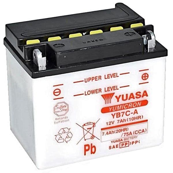 Batería Yuasa YB7C-A Combipack - Recambios moto