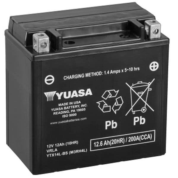 Batería Yuasa YTX14L-BS Sin Mantenimiento - Tienda