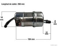 Bomba de gasolina Piaggio, Vespa, Gilera y Yamaha