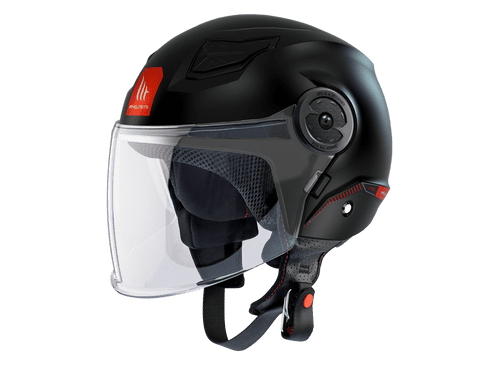Casco Mt Jet Lite Solid A1 Negro Mate