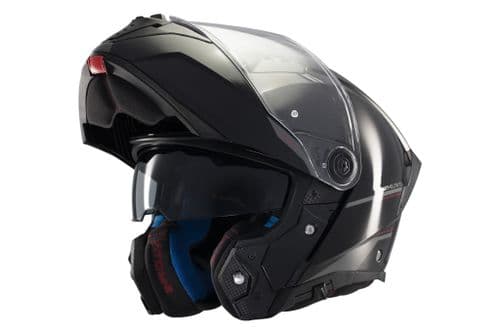 Casco Mt Modular Atom 2 Sv Solid A1 Negro Brillo