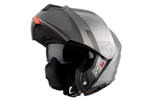 Casco Mt Modular Genesis Sv Solid A12 Gris Brillo