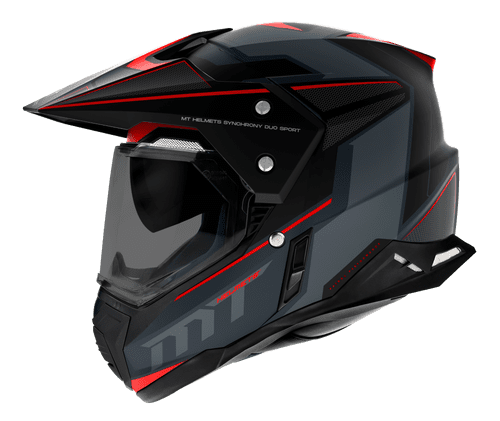 Casco Mt Off Road Synchrony Duo Sport Sv Patrol B5 Mate Rojo
