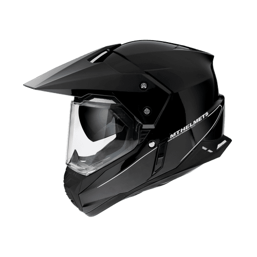 Casco Mt Off Road Synchrony Duo Sport Sv Solid A1 Negro Brillo