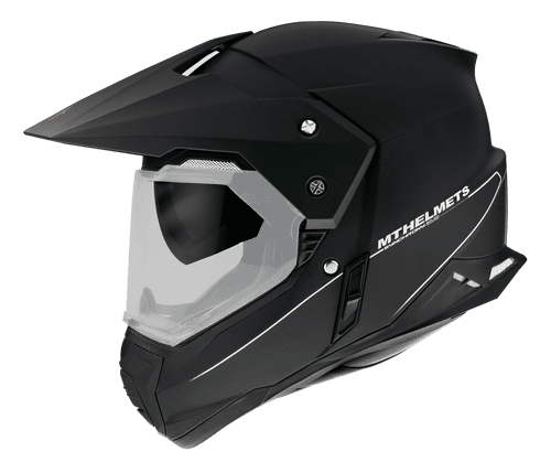Casco Mt Off Road Synchrony Duo Sport Sv Solid A1 Negro Mate