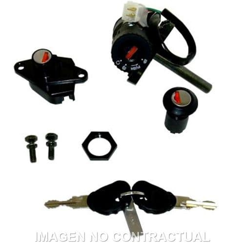 Clausor, contacto, sillín y guantera Aprilia Sport City 125