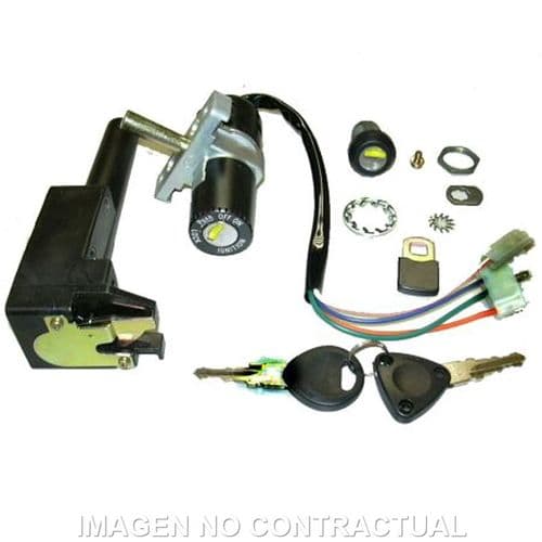 Clausor, contacto, sillín y guantera Aprilia SR 50 LC-AC