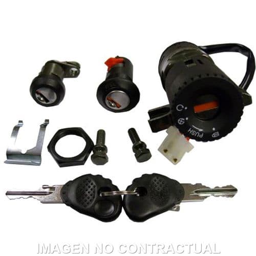 Clausor, contacto, sillín y guantera Honda SH 125 (01-04)