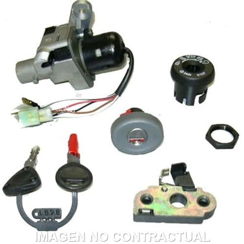 Clausor, contacto, sillín y guantera Yamaha Why 50