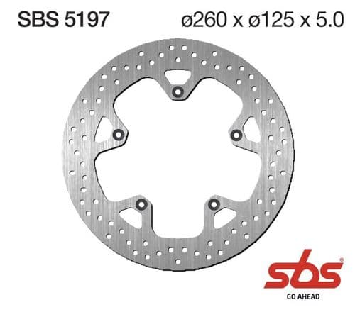 Disco de freno Aprilia SR Max 125, 300, Gilera Nexus 500, Piaggio