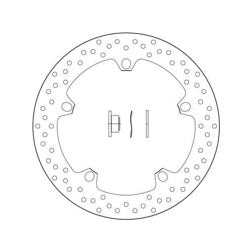 Disco de freno BREMBO Serie Oro fijo - 168B407D6