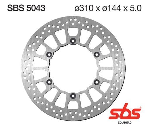 Disco de freno SBS 5043