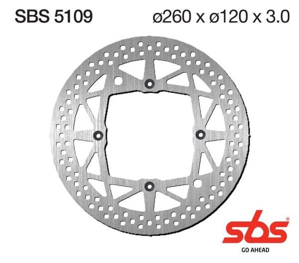 Disco Freno SBS 5109 - Tienda recambios moto