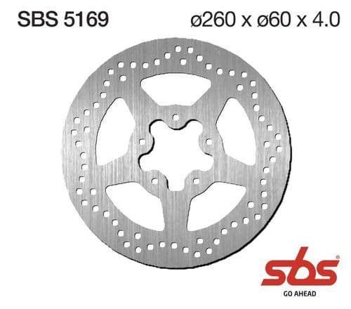 Disco de freno SBS 5169