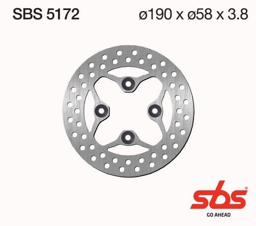 Disco de freno SBS 5172