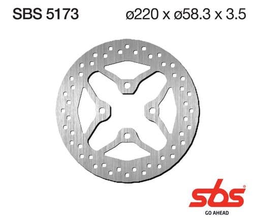 Disco de freno SBS 5173