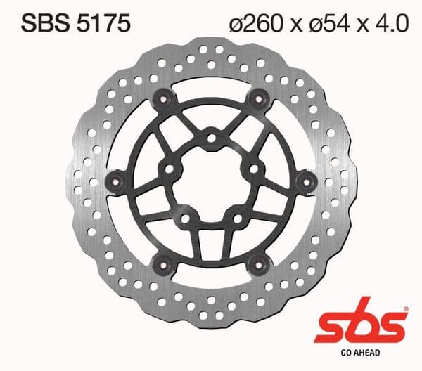 Disco Freno SBS 5175 - Recambios moto online