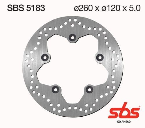 Disco de freno SBS 5183