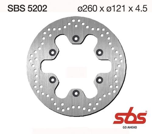 Disco de freno SBS 5202