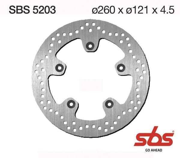 Disco Freno SBS 5203 - Recambios moto online
