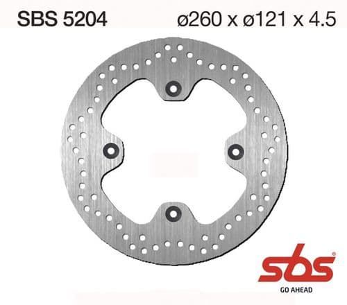 Disco de freno SBS 5204