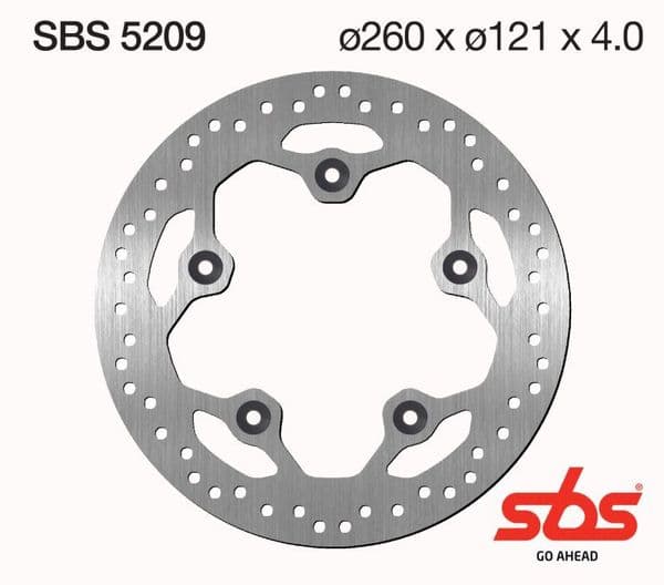 Disco Freno SBS 5209 - Recambios moto online