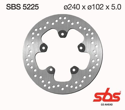 Disco de freno SBS 5225
