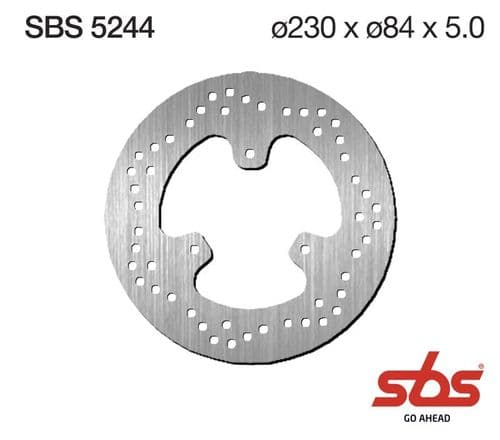 Disco de freno SBS 5244