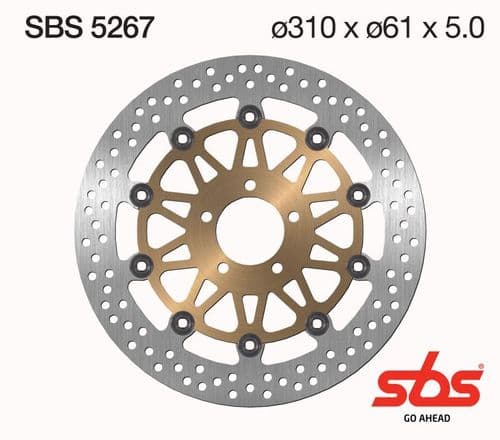 Disco de freno SBS 5267