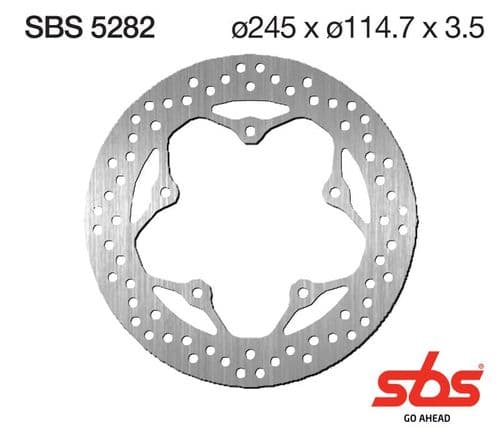 Disco de freno SBS 5282