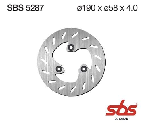 Disco de freno SBS 5287