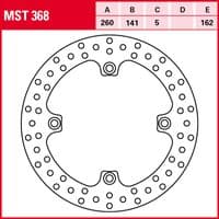 Disco de freno trasero Suzuki DL Vstrom 650 1000