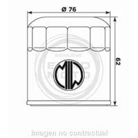 Filtro de aceite BMW K75/100-R1100/1200 - Tienda