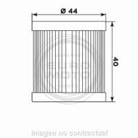 Filtro de aceite Suzuki An 125 Epicuro Marauder Gz Gn / Hyosung Aquila Comet