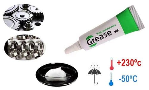 Grasa lubricante base silicona blanca - Uso univesal 5gr