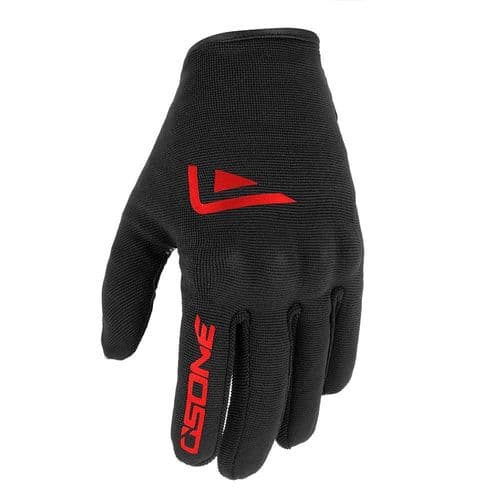 Guantes moto Negro - Rojo (Homologación CE) Unisex