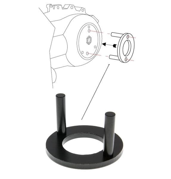 Herramienta bloqueo embrague polea Piaggio 125-300cc 4T