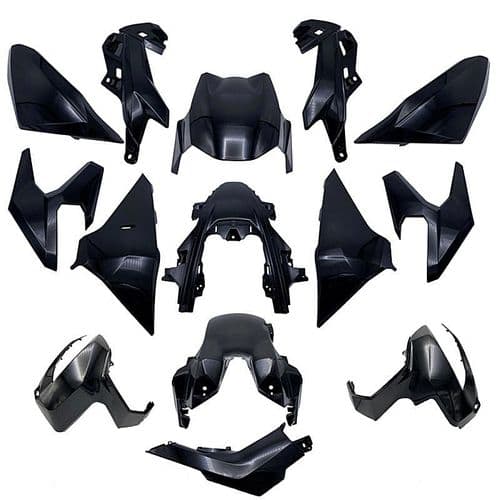 Juego de tapas Honda ADV 350 (2022-2024) Negro Mate - 14 Piezas
