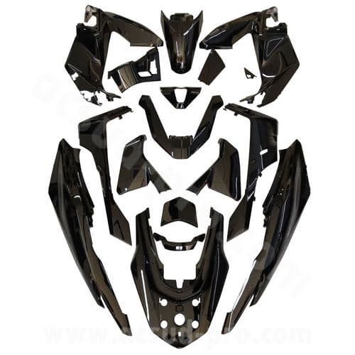 Juego de tapas Honda Pcx 125 (2018-2020) Negro Perlado - 15 Piezas