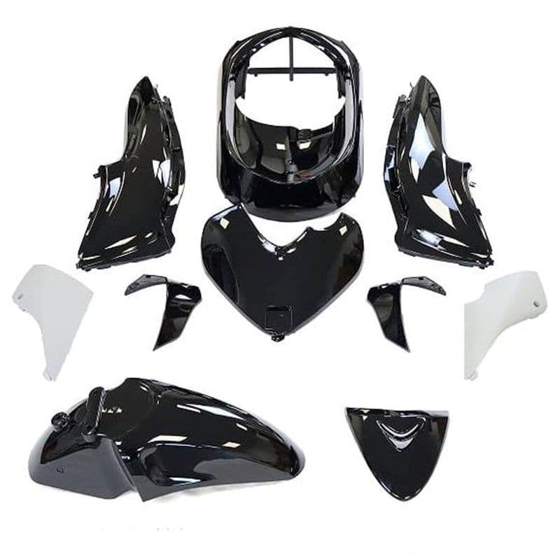 Juego de tapas Honda SH 125 150 (2009-2012) Negro - 10 Piezas