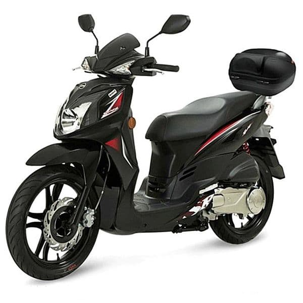 Juego de tapas Sym Symphony SR 50 125 (2010-2020) E4 E5 - Negro Brillante
