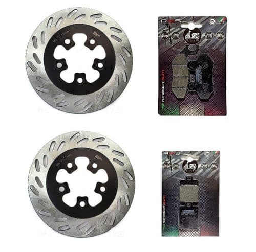 Kit Discos y Pastillas de freno Peugeot Tweet 50 125 / Sym Symphony 50 125