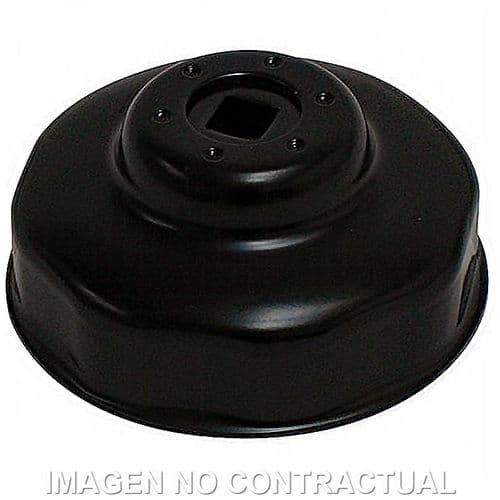 Llave extractor de filtros aceite 76 mm - 8 caras