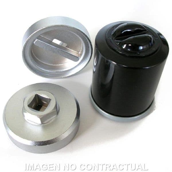 Llave extractor filtro aceite 58,5 mm para Piaggio, Aprilia, Derbi, Gilera y Peugeot