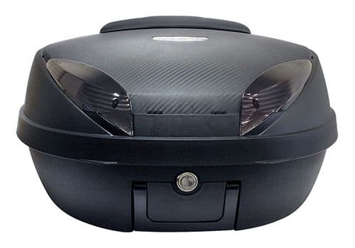 Maleta - Baúl moto 52L Negro mate / Carbono