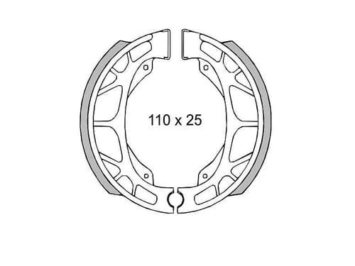 Mordazas de freno Aprilia, Kymco, Malaguti, Sym (110x25mm)