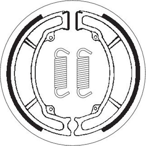 Mordazas de freno delanteras Yamaha Cygnus 125 (Tambor)