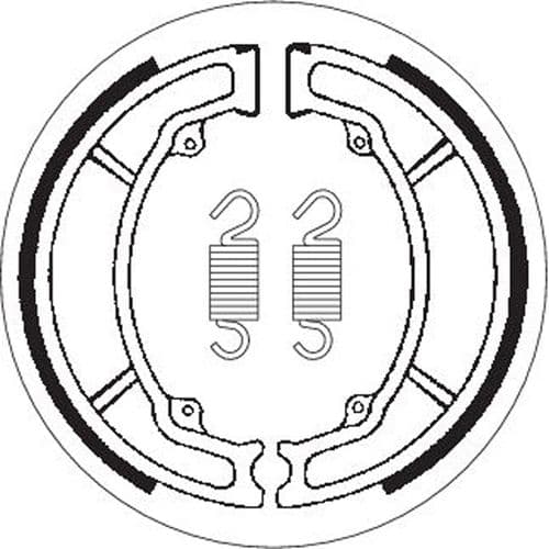 Mordazas de freno traseras Honda Spazio CN Hexagon 250