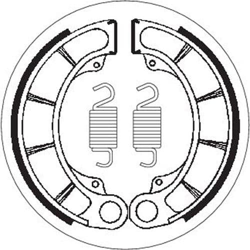 Mordazas de freno traseras Honda VT 600 C Shadow