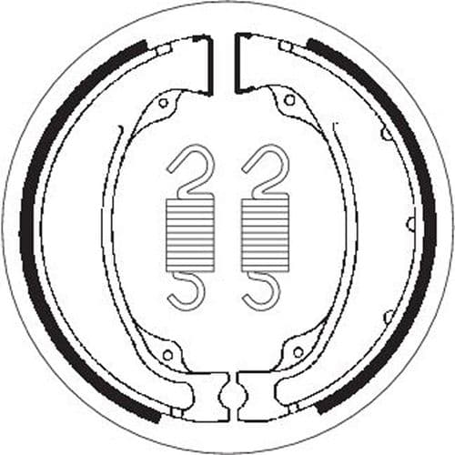 Mordazas de freno traseras Honda XBR500